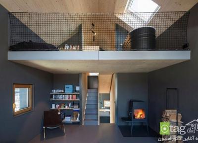 خانه ویلایی چوبی با طراحی بسیار شیک و استفاده بهینه از فضا